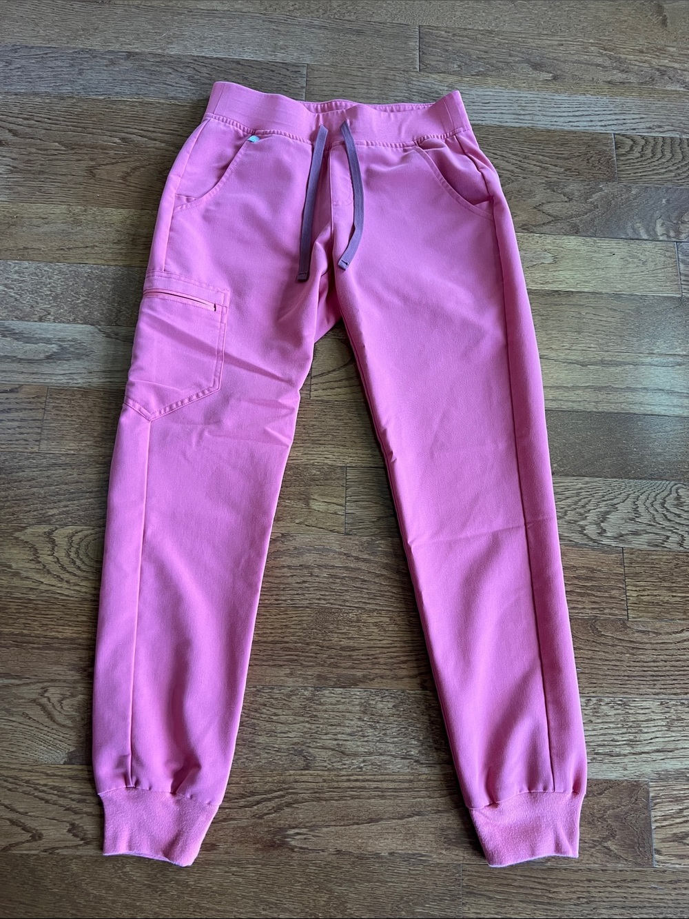 Figs Pink technical collection  Cargo Jogger Sweatpants with Drawstring